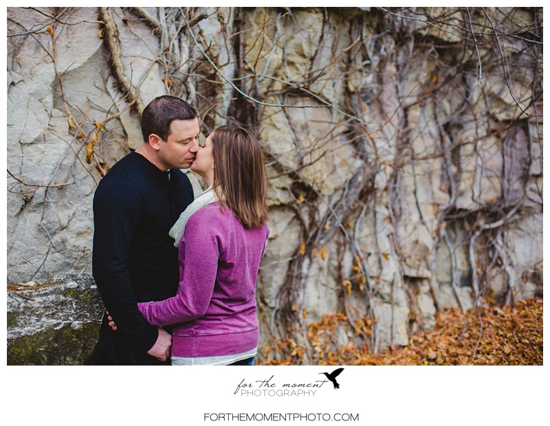 Autumn Engagement Photos at The Bluffs | For The Moment Photography