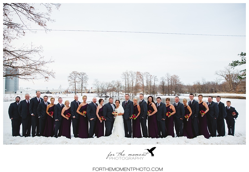 St Louis Snow Winter Wedding | For The Moment Photography