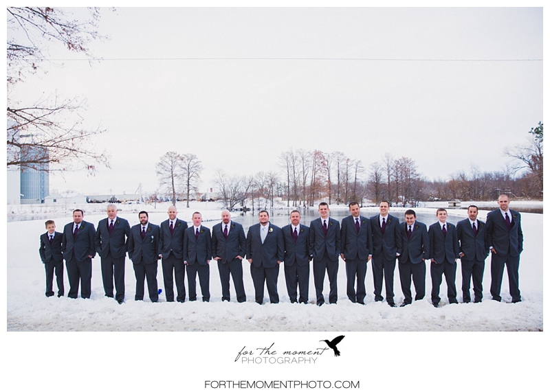 St Louis Snow Winter Wedding | For The Moment Photography