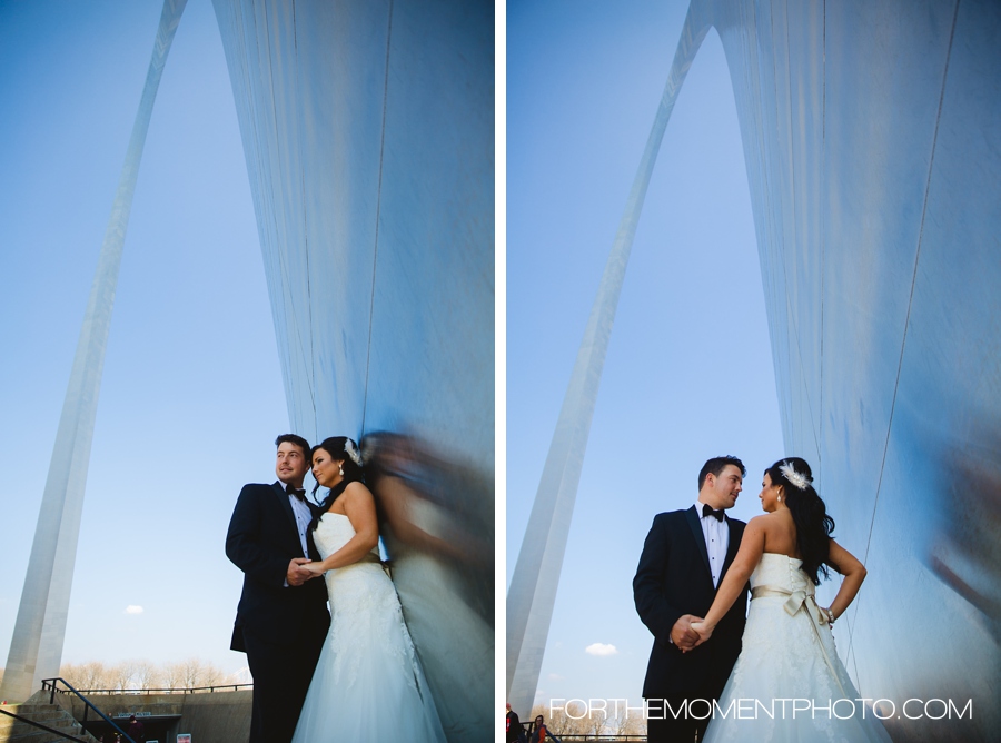 St Louis Wedding Photographers The Arch
