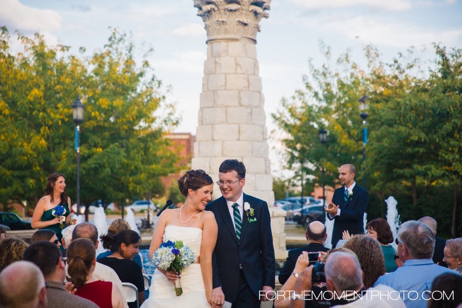 Lafayette Park Square Wedding Ceremony Photos