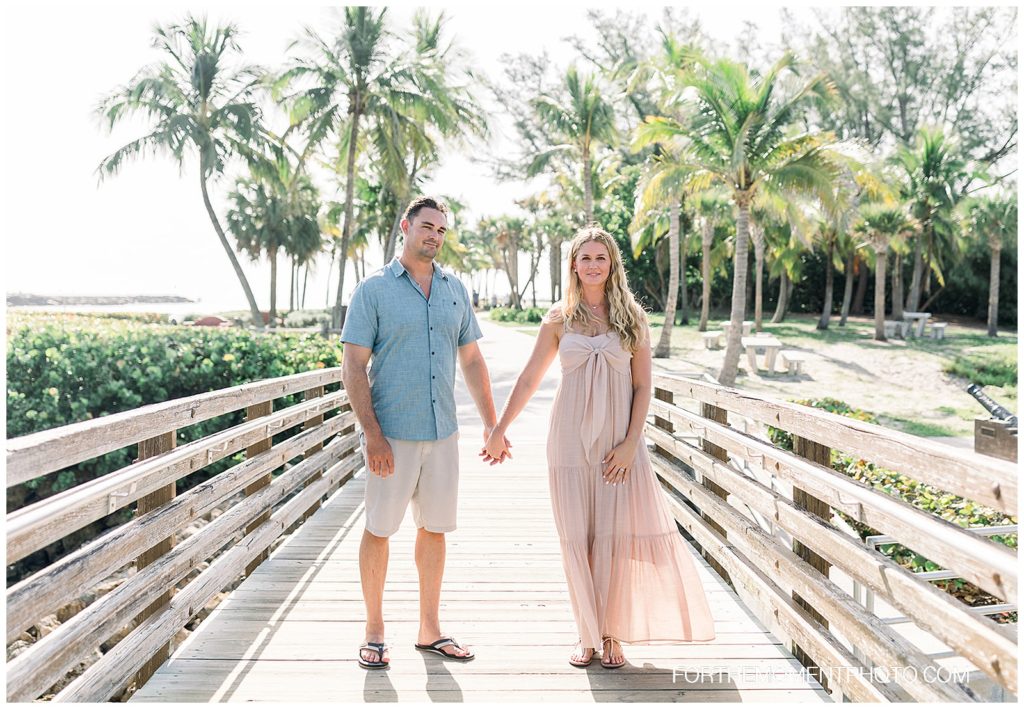 Jupiter Beach Florida Engagement Photos
