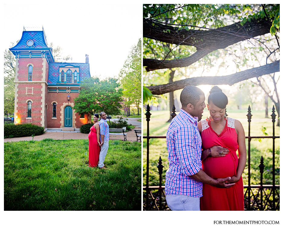Lafayette Park Maternity Photos By For The Moment Photography