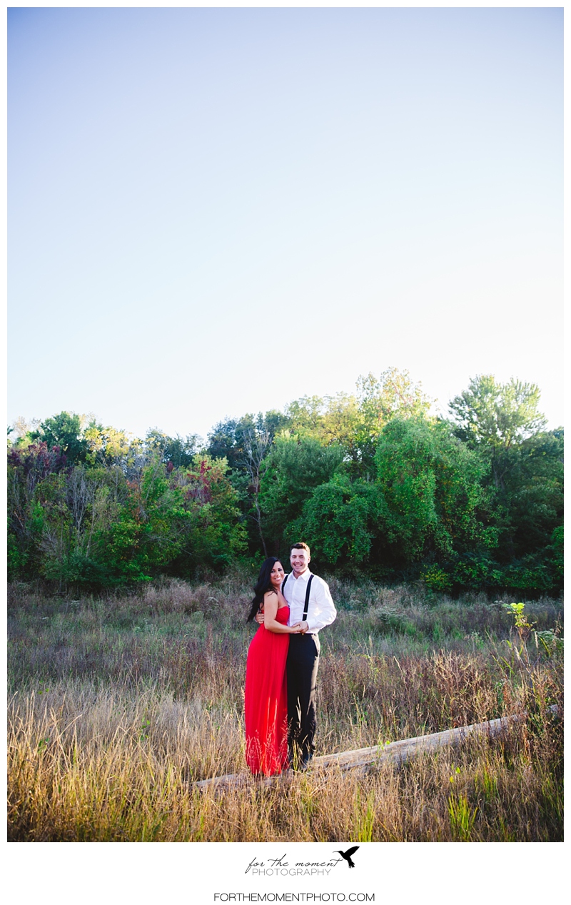 St Louis Sunset Field Wedding Photography