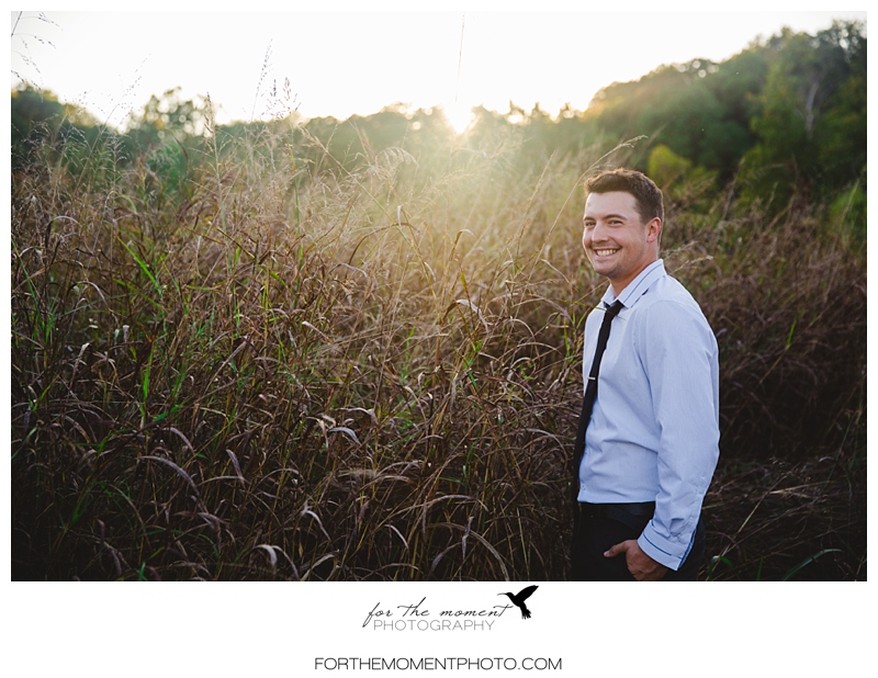 St Louis Sunset Field Wedding Photography