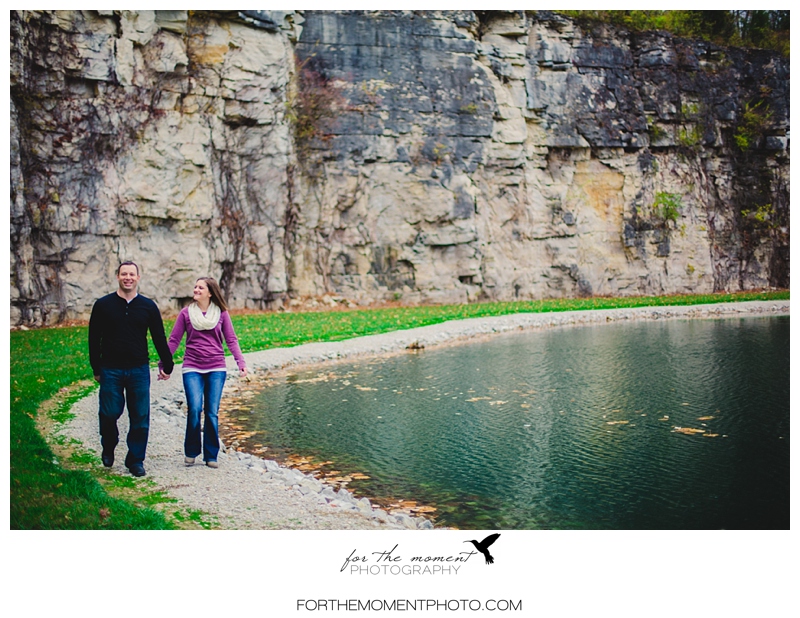 Autumn Engagement Photos at The Bluffs | For The Moment Photography