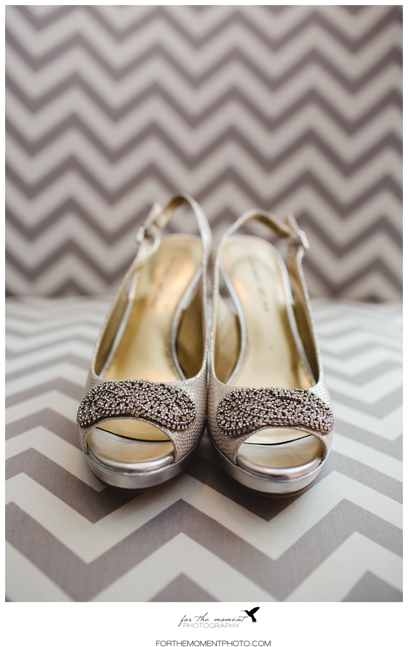 St Louis Wedding Photography Sparkle Bridal Shoes