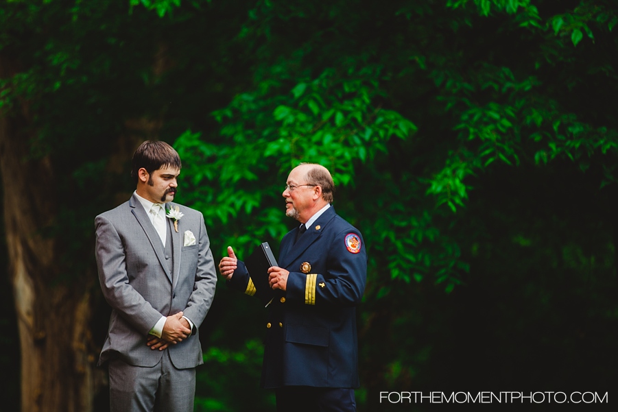 St Louis Outdoor Wedding Ceremony Photos