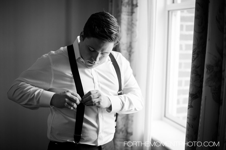 Classic St Louis Groom Getting Ready